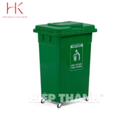 Thùng Rác 90L Nắp Kín