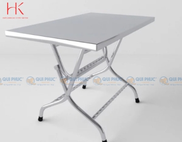 Bàn inox WIN chữ nhật phi 32