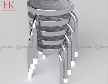Ghế đẩu inox DONA S