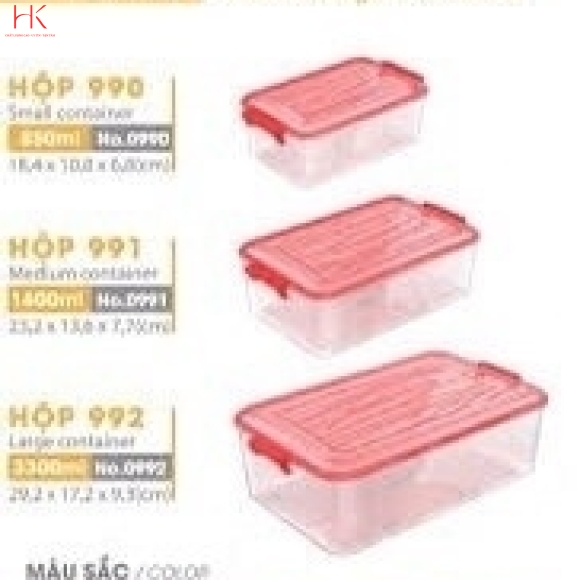 HỘP CHỮ NHẬT THẤP 990 DUY TÂN