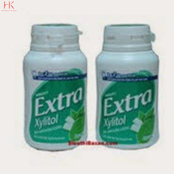 Kẹo extra xylitol bạc hà hũ 56g