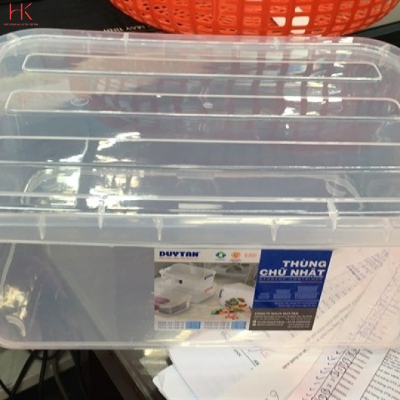 THÙNG CHỬ NHẬT H115 NHỰA DUY TÂN 10L