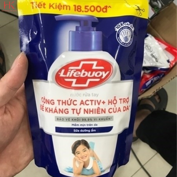 NƯỚC RỬA TAY SỮA DƯỠNG ẨM LIFEBUOY TÚI 392ML