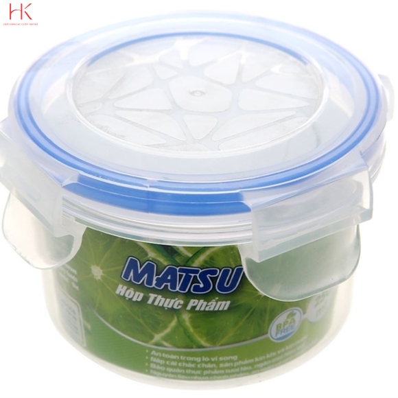 HỘP THỰC PHẨM TRÒN MATSU 250ML