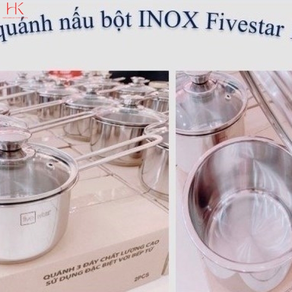 Quánh bột inox fivestart 14 cm