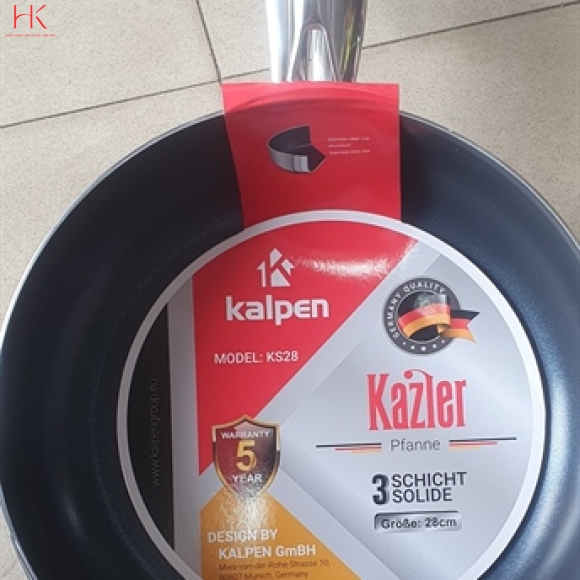 CHẢO INOX 3 LỚP LIỀN KHÓI KALPEN KAZLER 38 CM