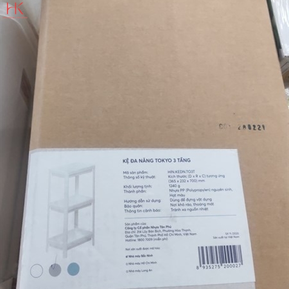 KỆ NHỰA ĐA NĂNG TOKYO 3 TẦNG INDOCHI