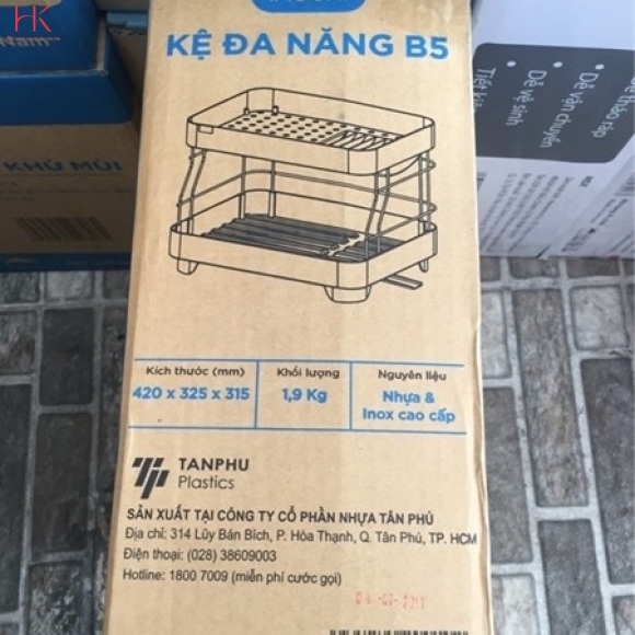 KỆ CHÉN BÁT TOKYO INOCHI ĐA NĂNG B5 TR 420X325X315 1,9KG