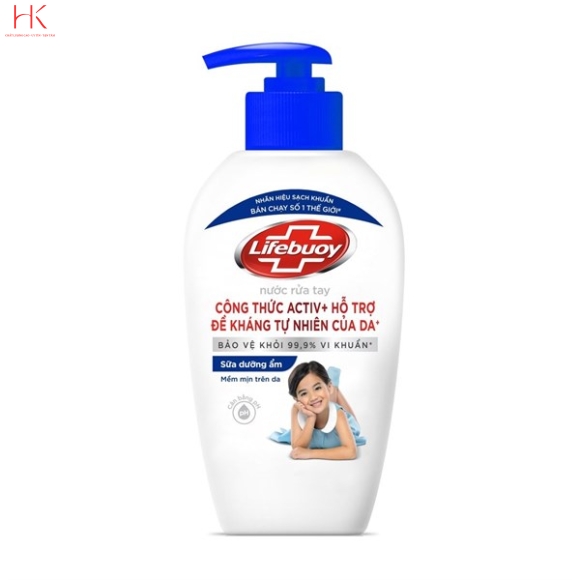 Nước Rửa Tay Lifebuoy Sữa Dưỡng Ẩm 180g
