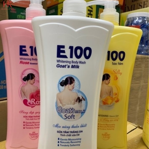 Sữa tắm E100 Goat’s Milk 1,2L