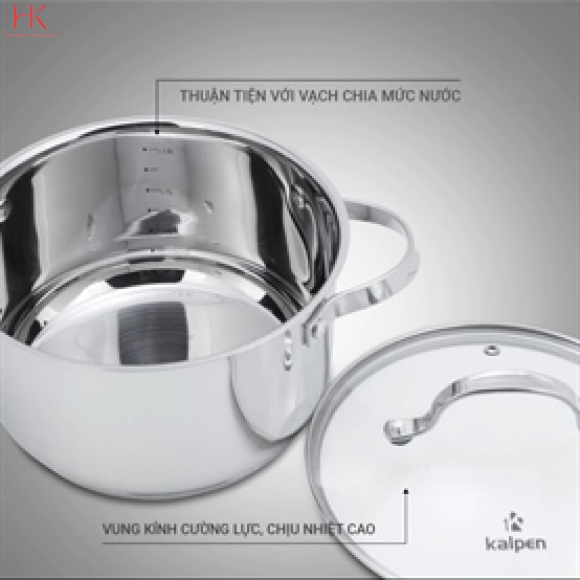 NỒI INOX KALPEN LERMAT 5 ĐÁY L18
