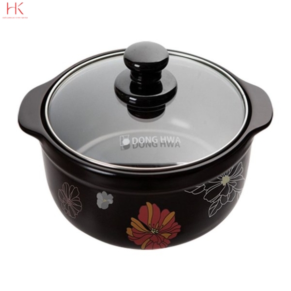 Nồi đất Tucbeghi Dong Hwa GF\-703 1,4L \(Đen\)