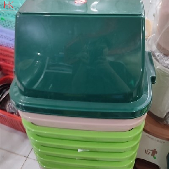 THÙNG RÁC NẮP LẬT LỚN DUY TÂN