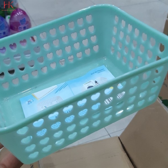 RỔ NHỰA NHỎ TIM TỰ LẬP