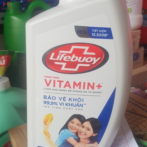 ST LIFEBUOY BẢO VỆ VƯỢT TRỘI DUONG AM CHAI 800G XANH