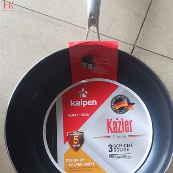 CHẢO INOX 3 LỚP LIỀN KHÓI KALPEN KAZLER 26CM