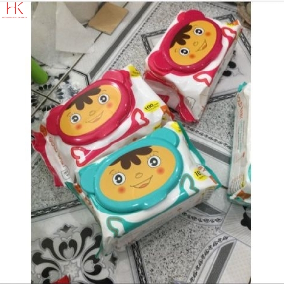 Khăn Ướt An Toàn Cho Bé Gold Baby 100pcs