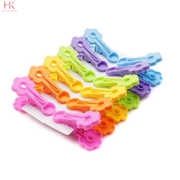 Kẹp phơi áo hoa mai 24 cái Tự Lập TL32 \(Nhiều màu\)