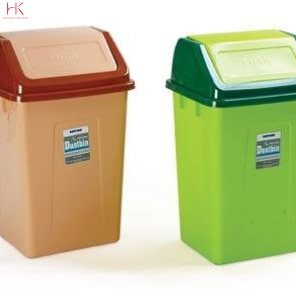 Thùng rác nắp lật trung