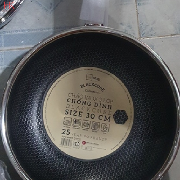 CHẢO FIVESTAR 3 LỚP TỔ ONG 30CM