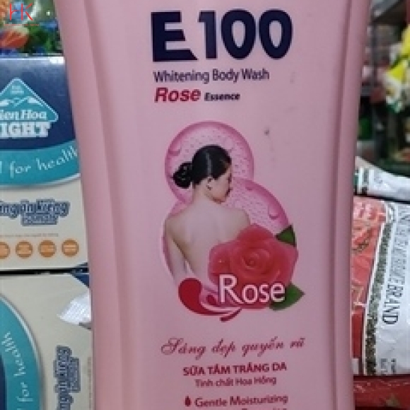 Sữa Tắm E100 Rose Vòi Hoa Hồng 1,2kg