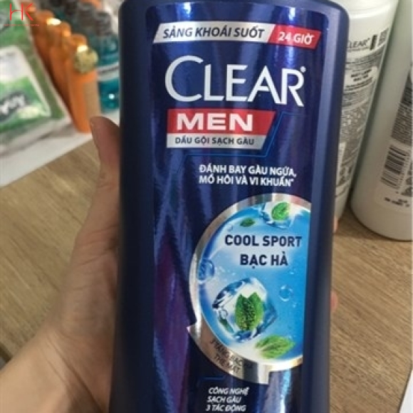 Dầu gội Clear Men\-630g\-Xanh đậm