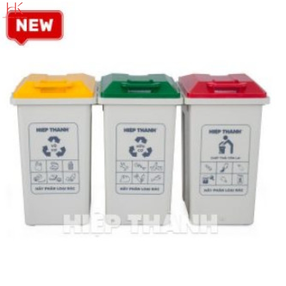 Thùng rác phân loại 60L