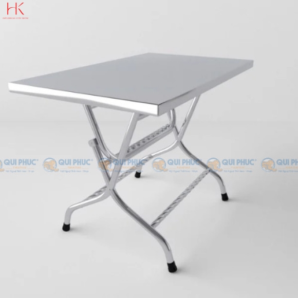 Bàn inox WIN chữ nhật phi 32