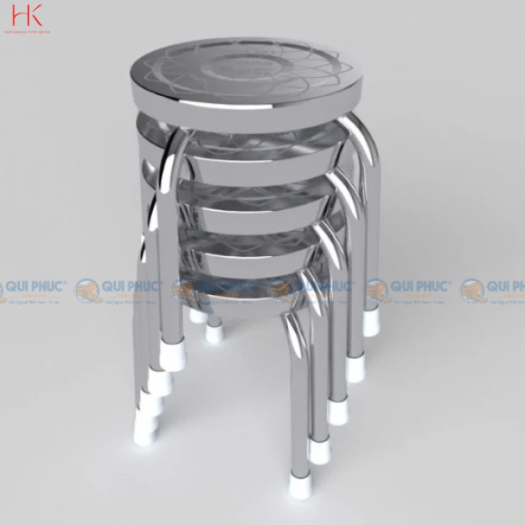Ghế đẩu inox DONA S