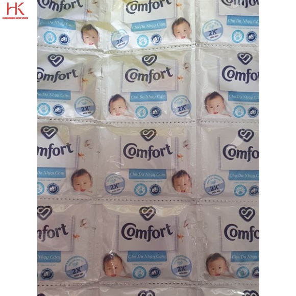 DÂY NƯỚC XẢ LÀM MỀM VẢI COMFORT TRẮNG