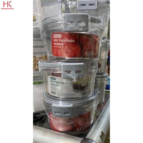 Hộp HOKORI đựng thực phẩm 600ml \-MS 6558\-1