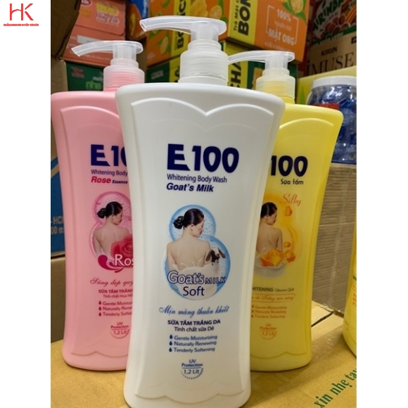 Sữa tắm E100 Goat’s Milk 1,2L
