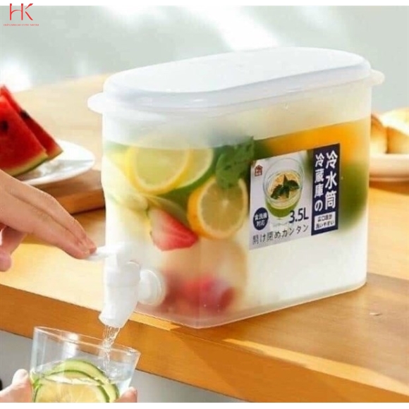 BÌNH NHỰA ĐỰNG NƯỚC TỦ LẠNH CÓ VÒI 6785\-3\.5L