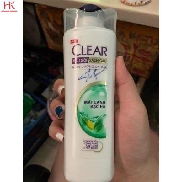 Dầu Gội Clear Bạc Hà 170g