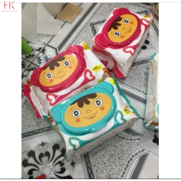 Khăn Ướt An Toàn Cho Bé Gold Baby 100pcs