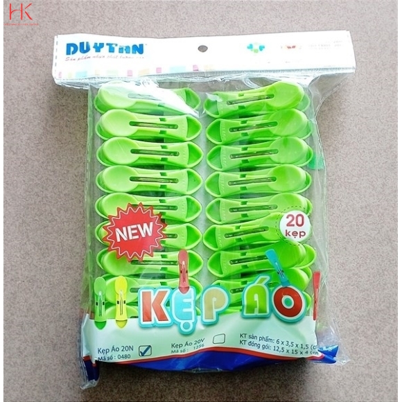 NO\.0480 KẸP NHỰA DUY TÂN 20 KẸP