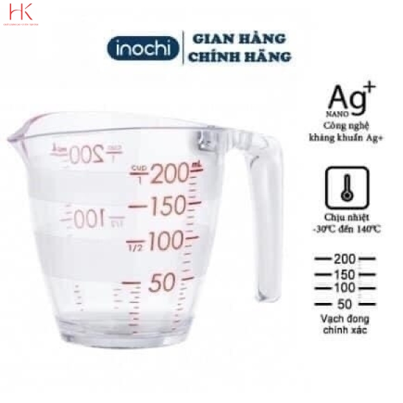CỐC ĐONG CHIA VẠCH YOKO INOCHI 200ML