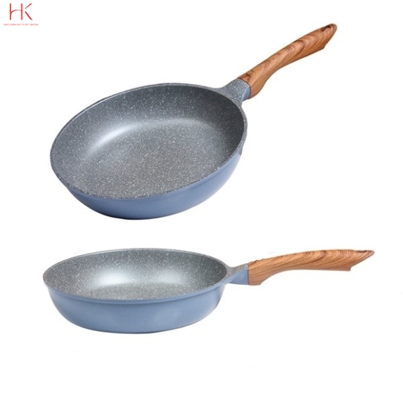 CHẢO CẠN VÂN ĐÁ ECORAMIC 24CM