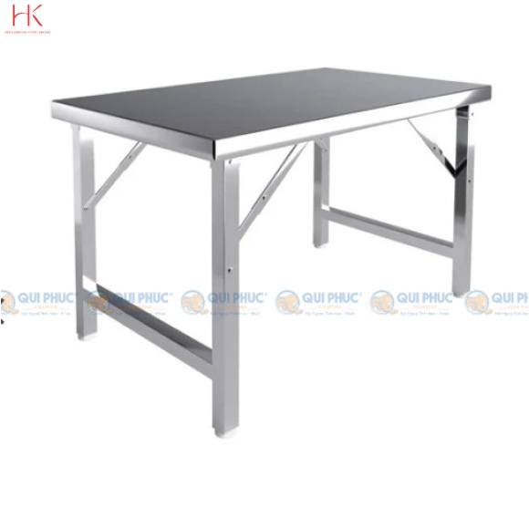 Bàn inox WIN 50x80cm chân xếp Thailand