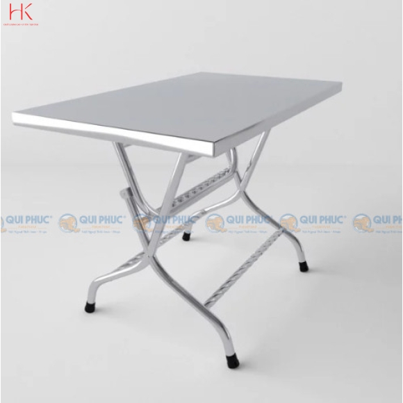 Bàn inox WIN chữ nhật phi 32